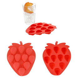 Eiswürfelform Strawberry, ca. 16x19cm