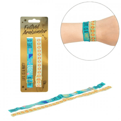 Festival-Armband „Life is a Party“, 2er-Set
