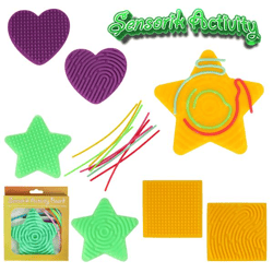 Fidget Sensorik Activity Board, 12tlg, 4/s