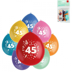 Folat Luftballons Party Pop Figur 45 Farbmix 23 cm 8 Stück