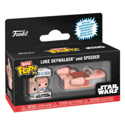 Funko 85519 - Bitty POP Rides - Star Wars Luke Skywalker and Speeder