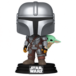 Funko 90443 - Pop! - Star Wars The Mandalorian with Grogu #818
