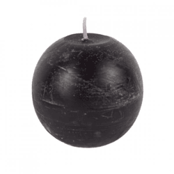 Gala Kugel Kerze lila 8 x 8 cm