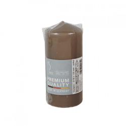 Gala stump candle brown 5.8 x 13 cm