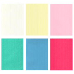 Geschenkpapier 70x200cm , uni bunt  6/sort.