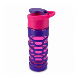 Green Canteen Trinkflasche mit Tritan-Hülle, lila/rosa, 650 ml