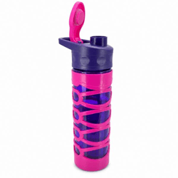 Green Canteen Trinkflasche mit Tritan-Hülle, rosa/lila, 650 ml