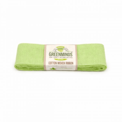Greenminds Farbband Baumwolle grün 2 m