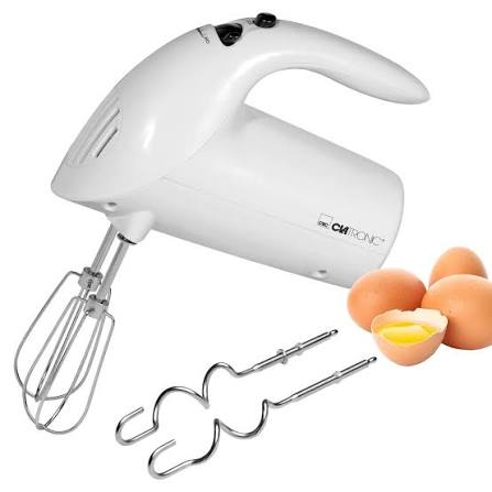 Handmixer 250 Watt – 7 Geschwindigkeitsstufen – 4 Edelstahl-Rührstäbe