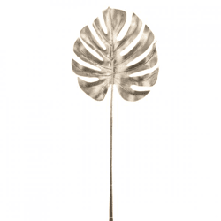 HBX künstlicher Zweig Monstera champagnerfarben 72 cm