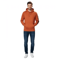Helly Hansen Logo Herren Hoodie Baumwoll-Pullover mit Kapuze 300 g/m² Sweat-Pullover 79264_290 Orange