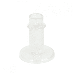 Housevitamin Kerzenhalter Twist schillerndes Glas 10 cm