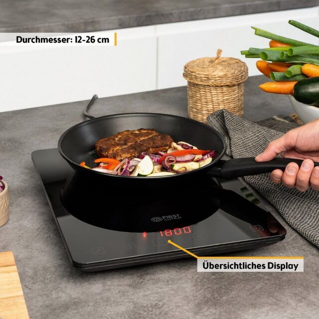 Induktionskochplatte 2000 Watt – kompakt und leistungsstark