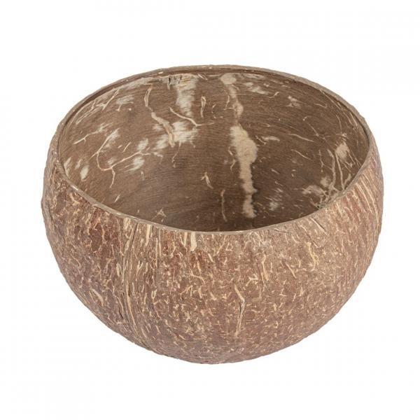 J-Line halbe Kokosnuss, braun, 10 cm