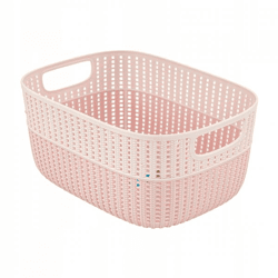 Keeeper Wäschekorb rosa 23,5 cm 3,5 L lose im Palettenkarton