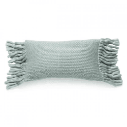 Kidsdepot Kissen „Bo“, graugrün, 30 x 50 cm