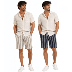 klassische BLEND BHMorgan Herren Shorts mit Kordelzug Freizeitshorts 20717971 in Beige oder Blau