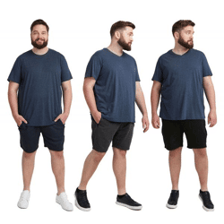 klassische SOLID SDTaras BT Herren Sweatshorts mit Kordelzug Shorts Große Größen 21300891 in Dunkelblau, Grau oder Schwarz