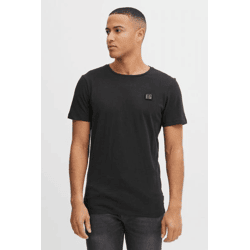 klassisches 11 PROJECT PRChris Herren T-Shirt mit Rundhals Shirt 20715521ME-194007 Schwarz
