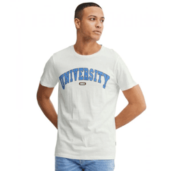 klassisches 11 PROJECT PRSit Herren T-Shirt mit Rundhals Shirt 20715957ME-110602 Weiß