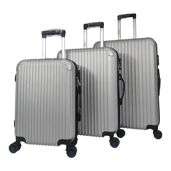 Kofferset A036 3tlg Grau