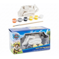 Kreatives nickelodeon PAW PATROL Malset zum Selbstgestalten Rubble´s Bagger Geschenkidee Grau/Bunt