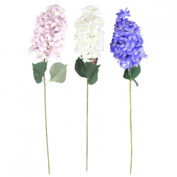Künstliche Blume Hortensie 87 cm 3 Stück sortiert