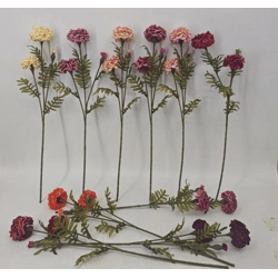 Kunstblume, Chrysantheme, 4/s ca. 62cmH