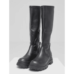 lässige Buffalo Damen Boots Schwarz