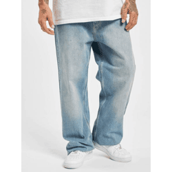 Casual Dangerous DNGRS Men's Jeans with Zipper Pockets, Cotton, Blue