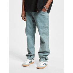 lässige DEF Herren Jeans Slim Fit Taschen mit Baumwolle Blau