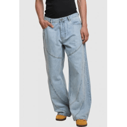 lässige DEF Herren Jeans Taschen 12 g/m² mit Baumwolle Blau