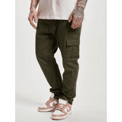 lässige Denim Project Herren Jeans Reißverschluss Taschen mit Baumwolle Oliv-Grün