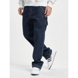 lässige Denim Project Herren Jeans Straight Fit Stretch mit Baumwolle Blau