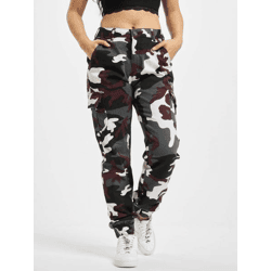 Casual Urban Classics Women's Jeans: Stretch, Zipper Pockets, Cotton Camouflage Print
