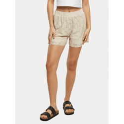 lässige Urban Classics Damen Shorts Stretch 140 g/m² Beige