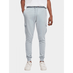 Casual Urban Classics Men's Jeans with Drawstring Pockets, 300 g/m², Cotton, Pastel Blue