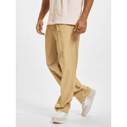 lässige URBAN CLASSICS Herren Jeans Straight Fit Reißverschluss Taschen Beige