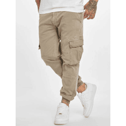 Casual URBAN CLASSICS Men's Stretch Jeans with Pockets, 270 g/m², Cotton, Beige