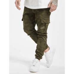 Casual URBAN CLASSICS Men's Stretch Jeans with Pockets, 312 g/m², Cotton Camouflage