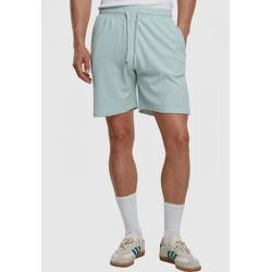 lässige Urban Classics Herren Shorts Kordelzug 200 g/m² mit Baumwolle Pastell-Grün