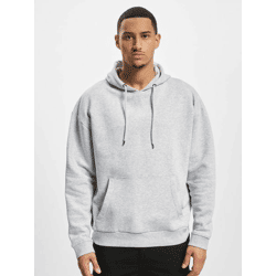 lässiger DEF Herren Hoodie Taschen Kapuze 300 g/m² mit Baumwolle Grau