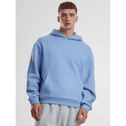 lässiger URBAN CLASSICS Herren Hoodie Kapuze 330 g/m² mit Baumwolle Blau