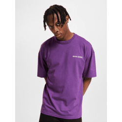 lässiges 9N1M SENSE Herren T-Shirt Kapuze mit Baumwolle Flieder-Violett