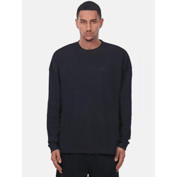 lässiges Dropsize Herren T-Shirt Oversize mit Baumwolle Schwarz