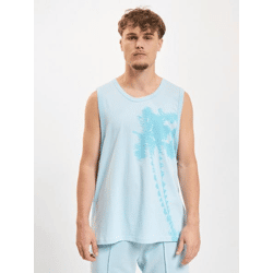 Casual Just Rhyse Men's T-Shirt in Blue Cotton