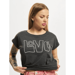 lässiges Mister Tee Damen T-Shirt 180 g/m² mit Baumwolle Anthrazit