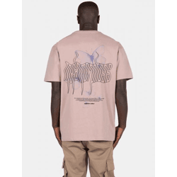 Casual MJ Gonzales Men's Oversized T-Shirt, 240 g/m², with Cotton in Vintage Pink