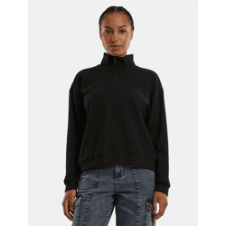 lässiges Urban Classics Damen Sweatshirt 280 g/m² mit Baumwolle Schwarz