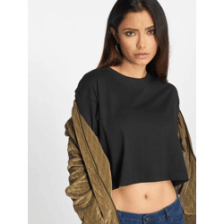 Casual Urban Classics Women's Oversized T-Shirt, 140 g/m², Cotton, Black